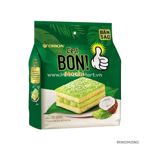 Bánh ăn sáng Cest Bon Mochi Cốm dừa 5P                                                                                                                                                                                                                    