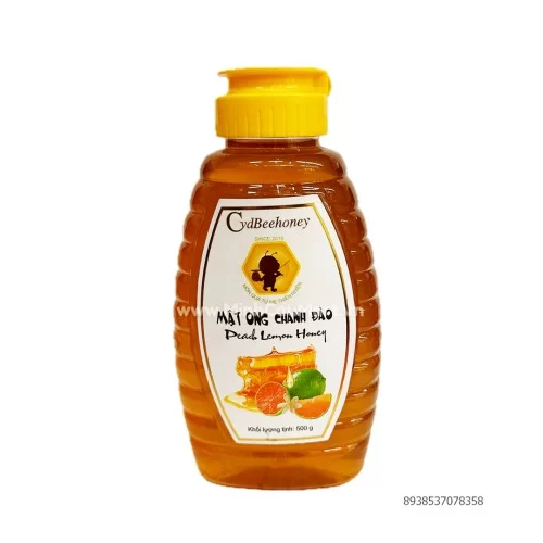 Mật ong chanh đào Cvd Beehoney 500gr