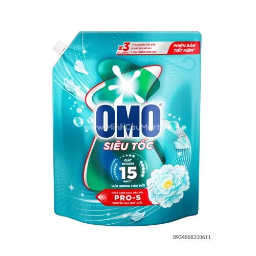 Nước giặt omo siêu tốc lưu hương tươi mới 3.4 kg                                                                                                                                                                                                          