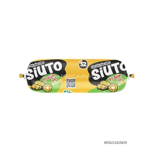 Xúc xích S2 SIUTO Sườn hầm bắp Mỹ 85g                                                                                                                                                                                                                     