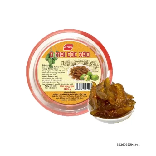 Ô mai Hà Thành cóc xào 180g                                                                                                                                                                                                                               