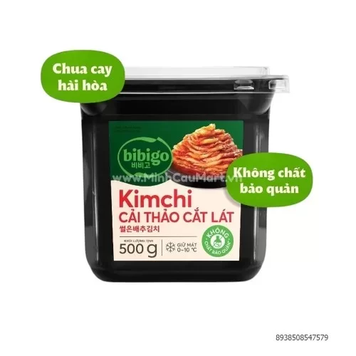 Kim Chi Cải Thảo Cắt Lát Ông Kim Bibigo 500g