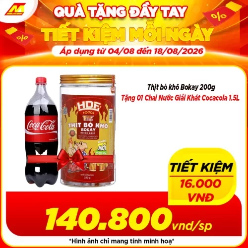 Thịt bò khô Bokay 200g 