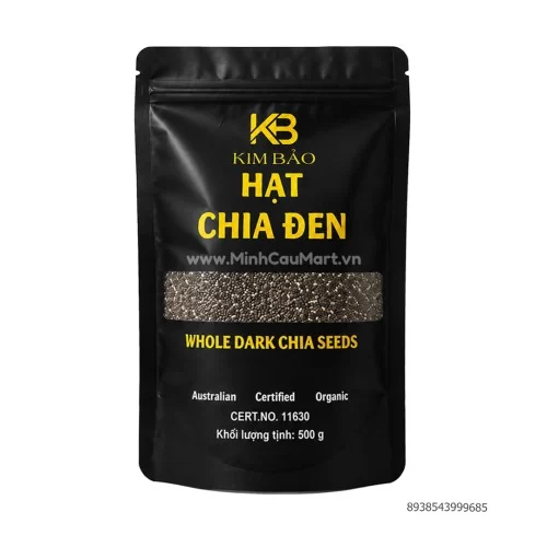 Hạt chia đen 500g                                                                                                                                                                                                                                         