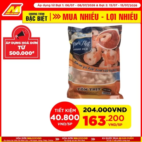 Tôm Thịt 16/20 Home Food 333G