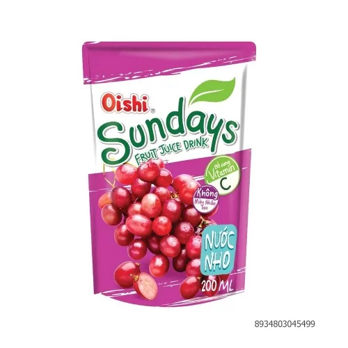 Nước Oishi vị Nho 180ml                         