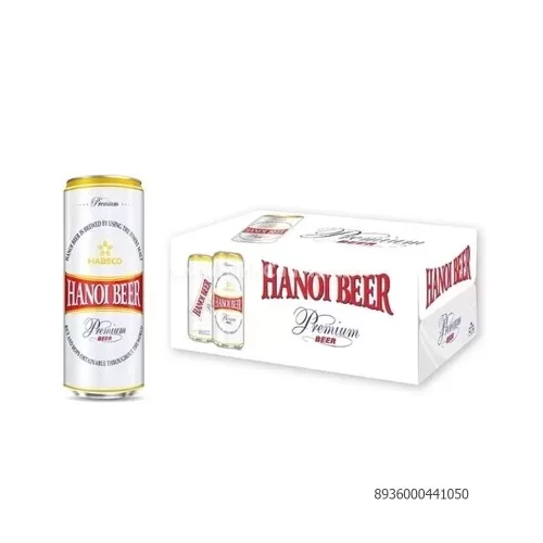 Thùng 24 Lon Bia Hà Nội Lon Cao Cấp 330ml