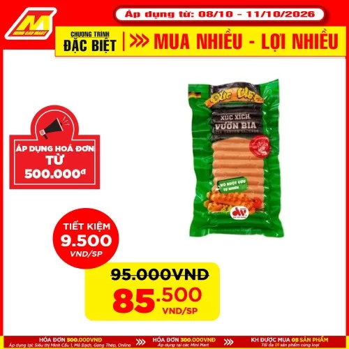 Xúc Xich Vườn Bia 500g