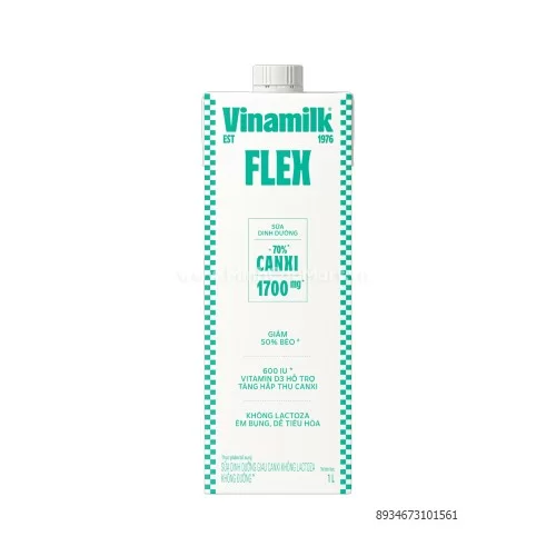 SDD Giàu canxi không Lactoza Vinamilk flex 1l                                                                                                                                                                                                             