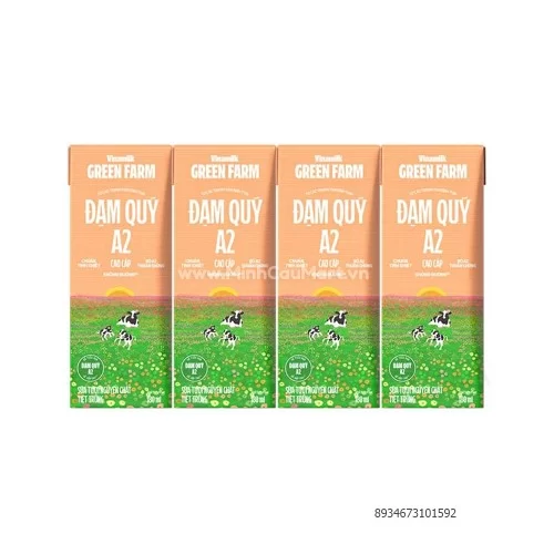 Sữa Tươi Tiệt Trùng Vinamilk Nguyên Chất A2 Green Farm A2 180ML