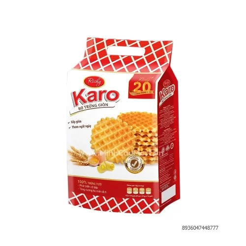 Bánh Karo giòn Bơ trứng 150Gr                                                                                                                                                                                                                             