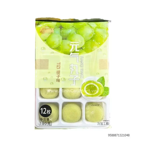 Bánh Mochi  Super Flavor vị nho 180g                                                                                                                                                                                                                      