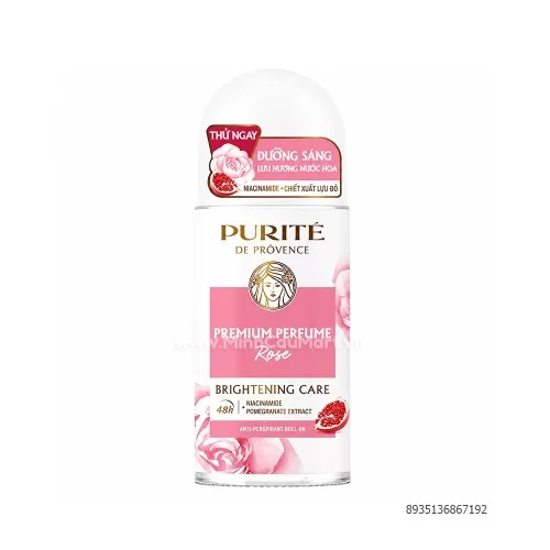 Lăn Purite hoa hồng 50ml