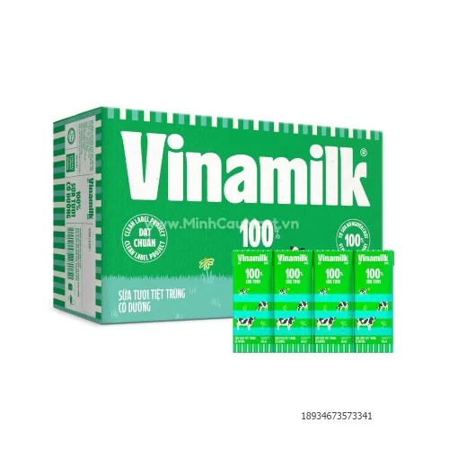 Sữa tươi Vinamilk có đường 180ml*48hộp/thùng                                                                                                                                                                                                              