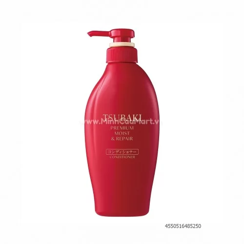 Dầu xả TSUBAKI Phục hồi bóng mượt 450ml đỏ