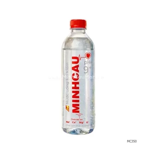 Nước uống ion kiềm Minh Cầu 350ml*24 thùng giấy                                                                                                                                                                                                           
