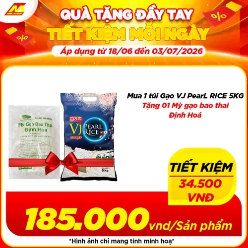 Gạo VJ Pearl Rice 5kg