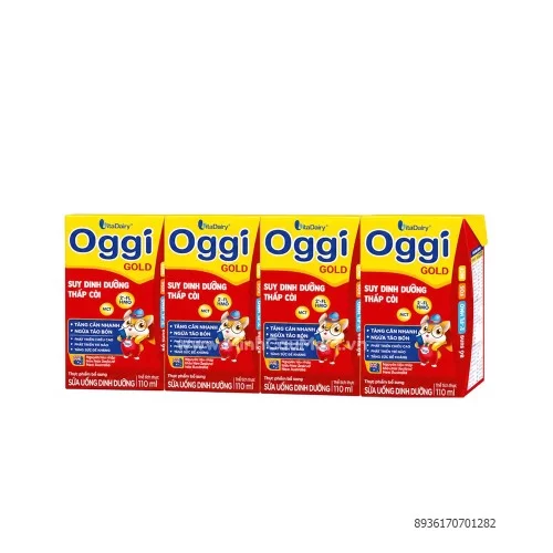 Sữa Bột Pha sẵn OGGI GOLD Suy Dinh Dưỡng Cho Trẻ Thấp Còi 110ml