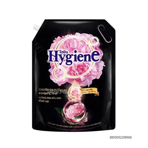 Nước xả vải đậm đặc Hygiene hương hoa mẫu đơn 3L                                                                                                                                                                                                          