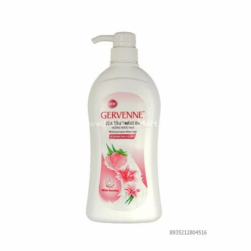 Gervenne Sữa Tắm Trắng Da Sữa Dê Hương Nước Hoa 450g 