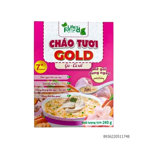 Cháo tươi Golg Thịt gà và cà rốt                                                                                                                                                                                                                          