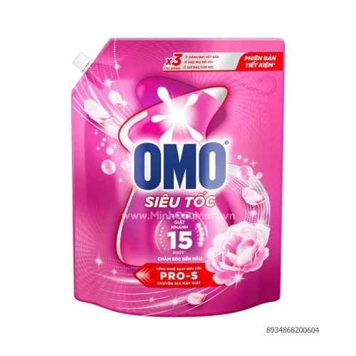 Nước giặt omo siêu tốc bền màu 3.4Kg                                                                                                                                                                                                                      