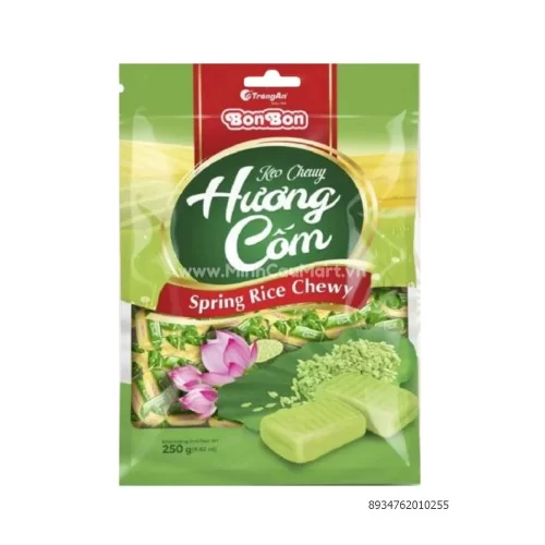 Kẹo chewy cốm, cafe Tràng An 250g                                                                                                                                                                                                                         