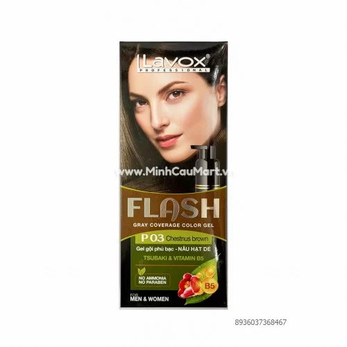 Gel nhôm phủ bạc Tsubaki P03 nâu vừa 200ml