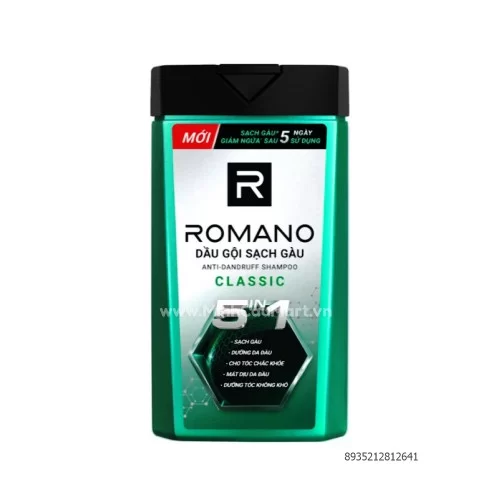 Dầu gội sạch gàu Romano hương nước hoa Attitude 180G