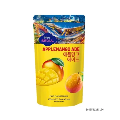 Nước Trái Cây Meet Seoul Vị Xoài Túi 230ml