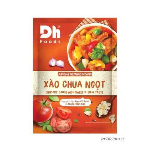 Xốt Gia Vị Hoàn Chỉnh Xào Chua Ngọt Dh Foods 80g