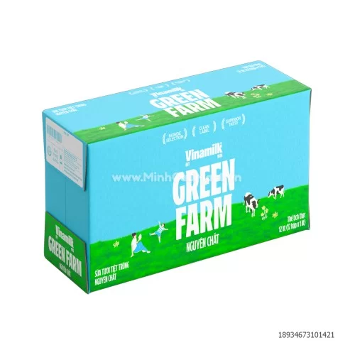  STT Cao đạm không đường Vinamilk Green Farm 250ml 12h/thung                                                                                                                                                                                    