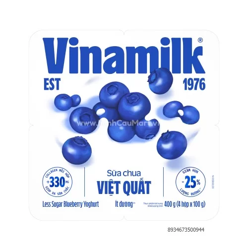 SCA việt quất ít đường Vinamilk 100Gr                                                                                                                                                                                                                     