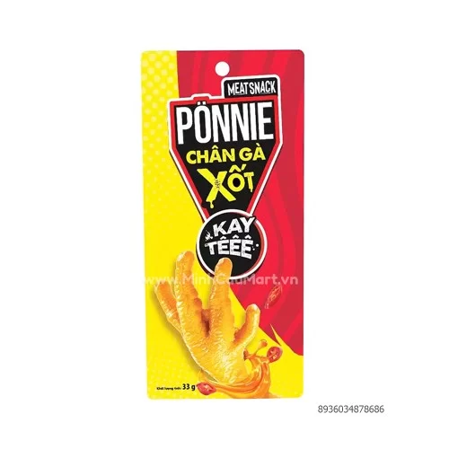 Chân gà Ponnie xốt cay 33g                                                                                                                                                                                                                                