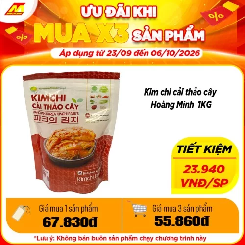 Kim chi cải thảo cây Hoàng Minh  1KG