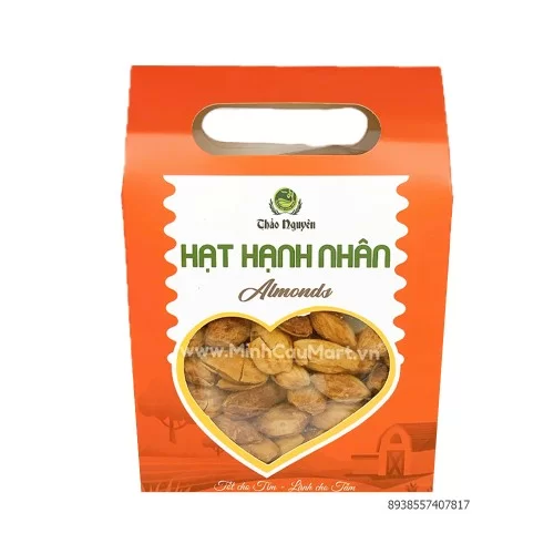 Hạt hạnh nhân hộp giấy Thảo Nguyên 300g