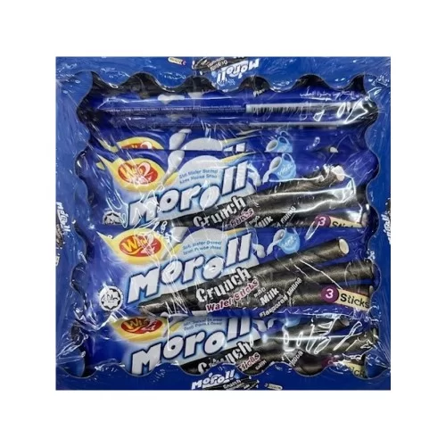 Bánh ống quế giòn Moroll nhân kem sữa hiệu Win2 540g                                                                                                                                                                                                      