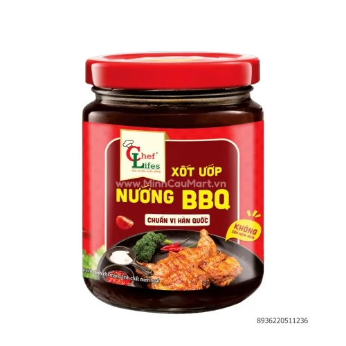 Xốt ướp nướng BBQ Lifes Chef lọ 200g