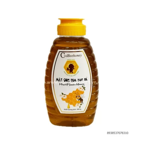 Mật ong bạc hà Cvd Beehoney 500gr