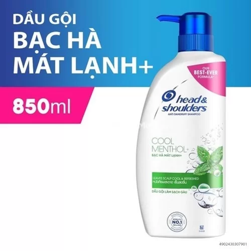 Dầu Gội Head & Shouders Bạc Hà 850ml