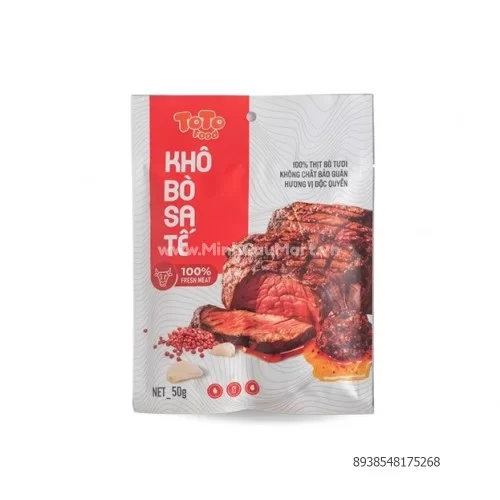 Bò khô sa tế  50g                                                                                                                                                                                                                                         