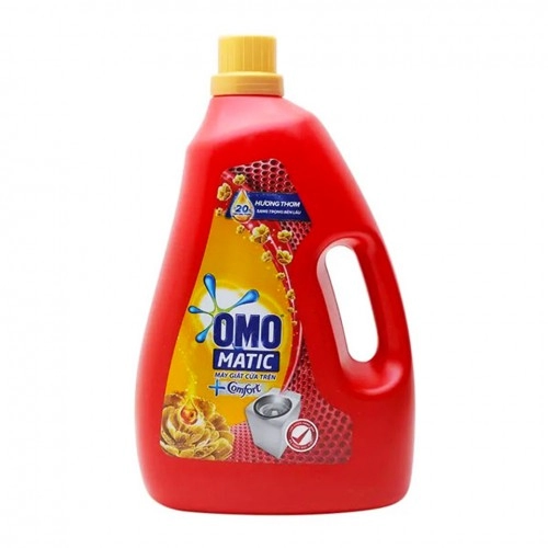 Omo Nước Giặt Matic Tinh Dầu Thơm Cửa Trên Chai 3kg7