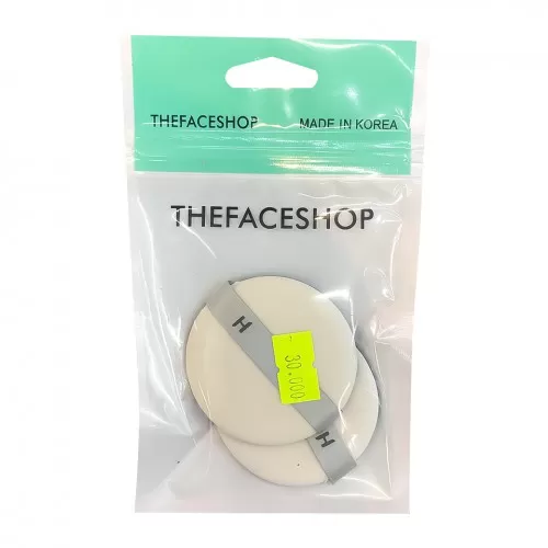 Bông Nở Rửa Mặt TheFaceshop 2 Miếng 
