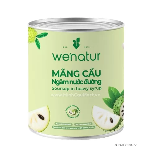 Mãng cầu ngâm nước đường Wenatur 565g