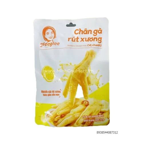 Chân gà rút xương GleeGlee vị chanh 72g