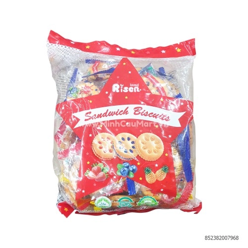 Bánh quy nhân mứt Risen 350g  Bánh quy nhân mứt Risen 350g