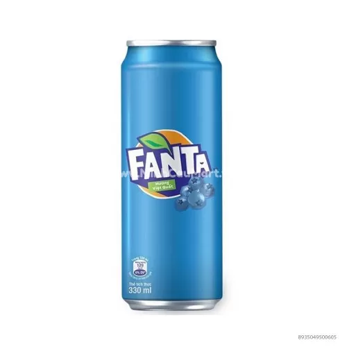Nước Gỉai Khát Fanta Lon Cao Hoa Qủa Việt Quất 330ml