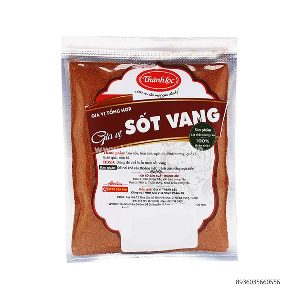 Gia vị sốt vang Thành Lộc 25g 