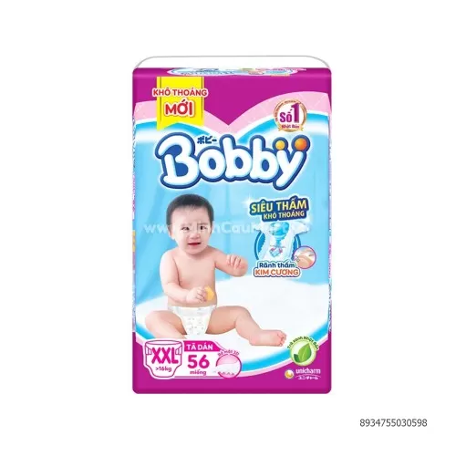 Bỉm Quần Bobby size XXL 56 miếng 