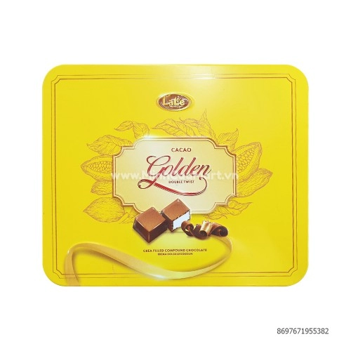 Kẹo Solala Lale Hộp Thiếc 200Gr Hộp Vàng 